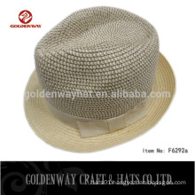 fashion natural straw fedora hats womens hats top selling